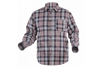 Hogert ILLER koszula granatowa/czerwona krata XL (54) HT5K386-XL