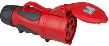 PCE Gniazdo siłowe przenośne GRIP 16A 5P 400V 3P+Z+N IP67; 2153-6