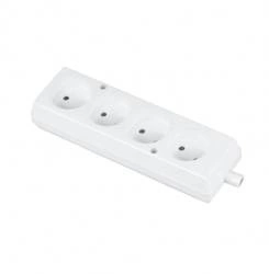 Gniazdo wtyczkowe poczwórne 4x2P 16A 250V  GN-460