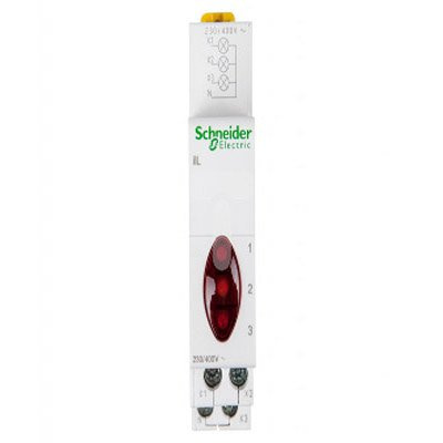 Schneider Lampka sygnalizacyjna 3-fazowa ilL 230-400V AC  A9E18327