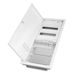 EPN Rozdzielnica podtynkowa MSF TWIN RP 2x12 + multimedia (PE+N 27x16 mm²) drzwi metalowe białe 2015-02