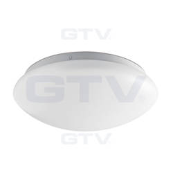 GTV Plafoniera LED WENUS, 10W 750lm 4000K neutralna biała, IP20, AC 220-240V 50/60Hz, kąt świecenia 360°,  obudowa biała plastic