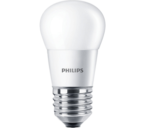 Żarówka LED Philips CorePro lustre 4-25W E27 827 250lm P45 Biała ciepła mleczna