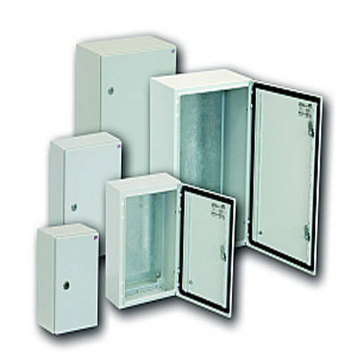 Custodia In Metallo ETI GT 30-30-20 – 300x300x200 Mm, IP65 Con Piastra, Impermeabile - 2