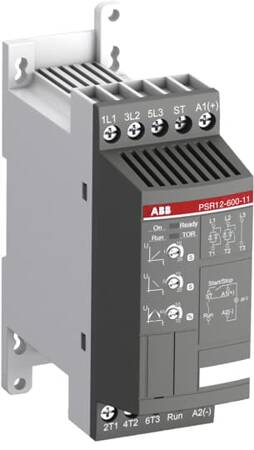 ABB Softstart PSR12-600-11 Moc: 5,5kW przy 400V Napęcie sterowania: 24V AC/DC