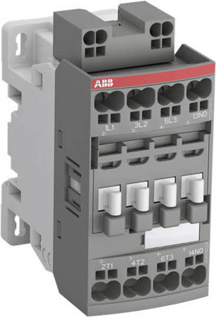 ABB Stycznik AF12-30-10K-13 3-polowy Moc znamionowa AC-3: 5,5kW Prąd roboczy AC-3: 12A Napięcie cewki: 100-250V AC/DC Zacisk: Push-In
