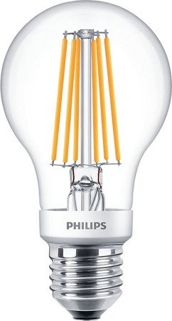 PHILIPS Żarówka LED Bulb Classic SSW A60 1.6/3/7.5W odpowiednik 60W 150/320/806lm 2200/2500/2700K E27 filament szklana 