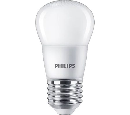 Żarówka LED Philips CorePro lustre 5-40W E27 827 470lm P45 Biała ciepła mleczna
